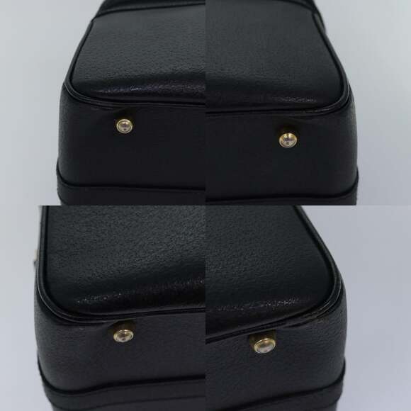 GUCCI Bamboo Vanity Hand Bag Leather Black 013 2122 013 2122 - Picture 10 of 13